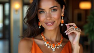 Orange Kyanite Jewelry: A Spark of Power and Passion