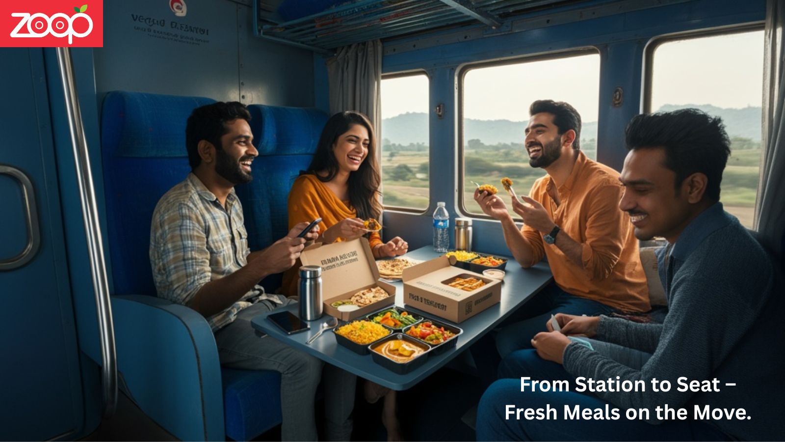 How to Track Your Train and Enjoy Restaurant-Quality Food While Travelling